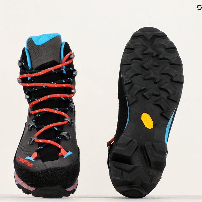 La Sportiva women's trekking shoes Aequilibrium Trek GTX carbon/malibu blue 9