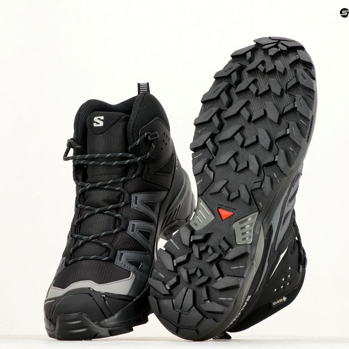 Men's trekking shoes Salomon Cross Hike MID GTX 2 black/black/magnet 12