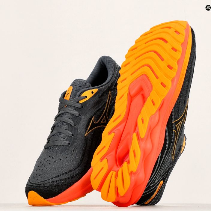 Men's running shoes Mizuno Wave Skyrise 5 turbolence/citrus/nasturtium 9