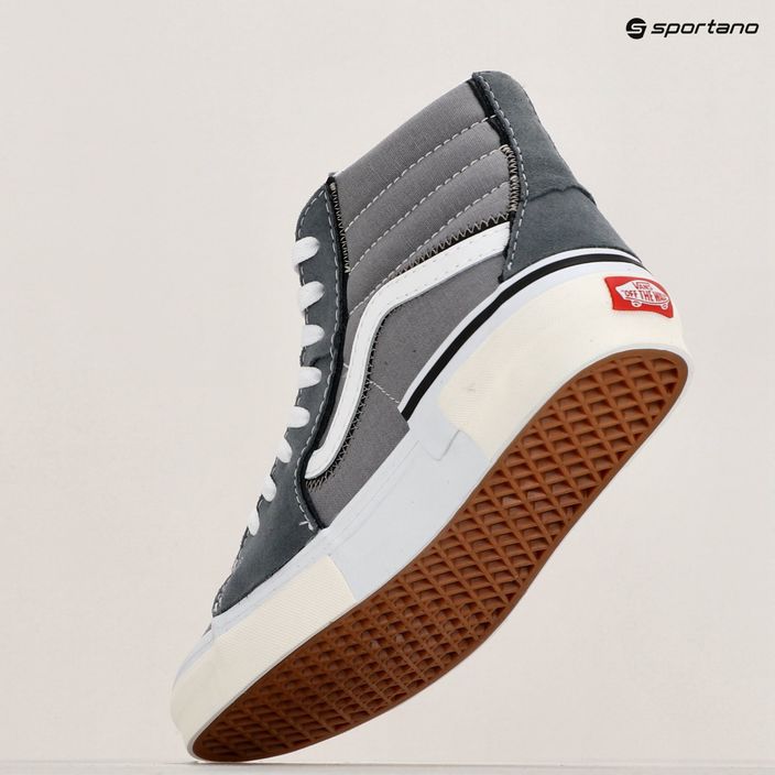 Vans SK8-Hi Reconstruct grey shoes 10