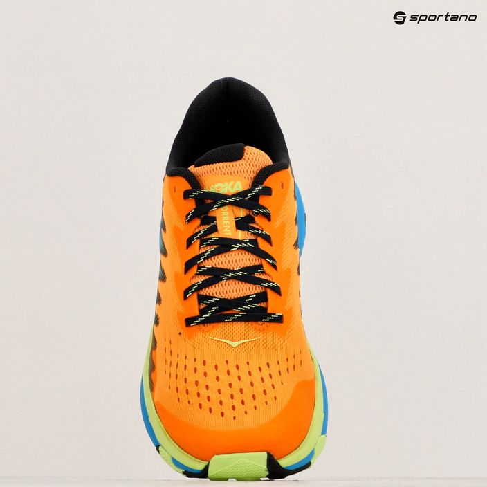 Men's HOKA Torrent 3 solar flare/lettuce running shoes 16