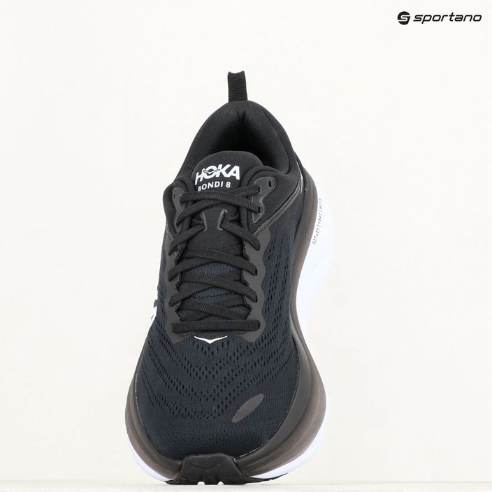 Men's running shoes HOKA Bondi 8 Wide black/white 9