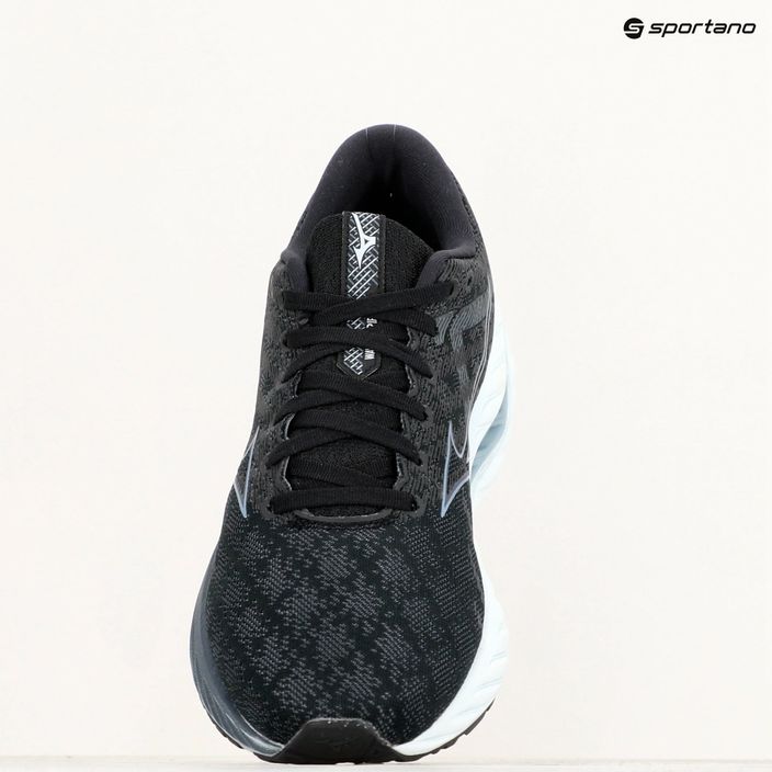 Men's running shoes Mizuno Wave Inspire 19 black/glacial ridge/illusionblue 11
