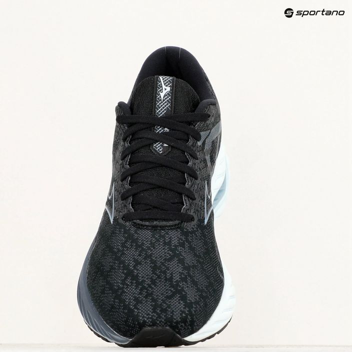 Men's running shoes Mizuno Wave Inspire 19 2E black/glacial ridge/illusionblue 11