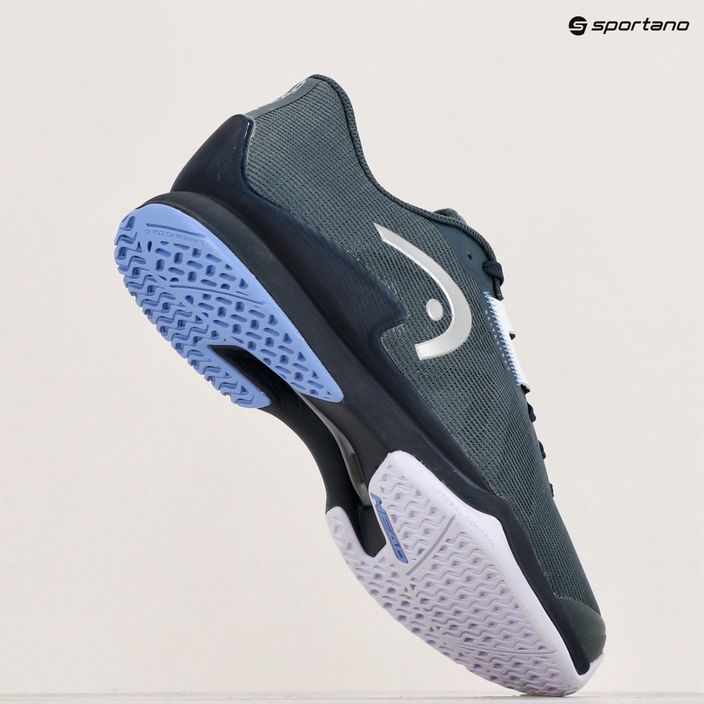 HEAD Sprint Pro 3.5 men's tennis shoes dark grey/blue 10