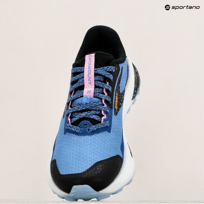 Brooks Catamount 2 women's running shoes blue/black/yellow 9