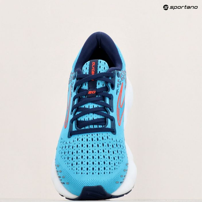 Men's running shoes Brooks Glycerin 20 blue/black/yellow 9
