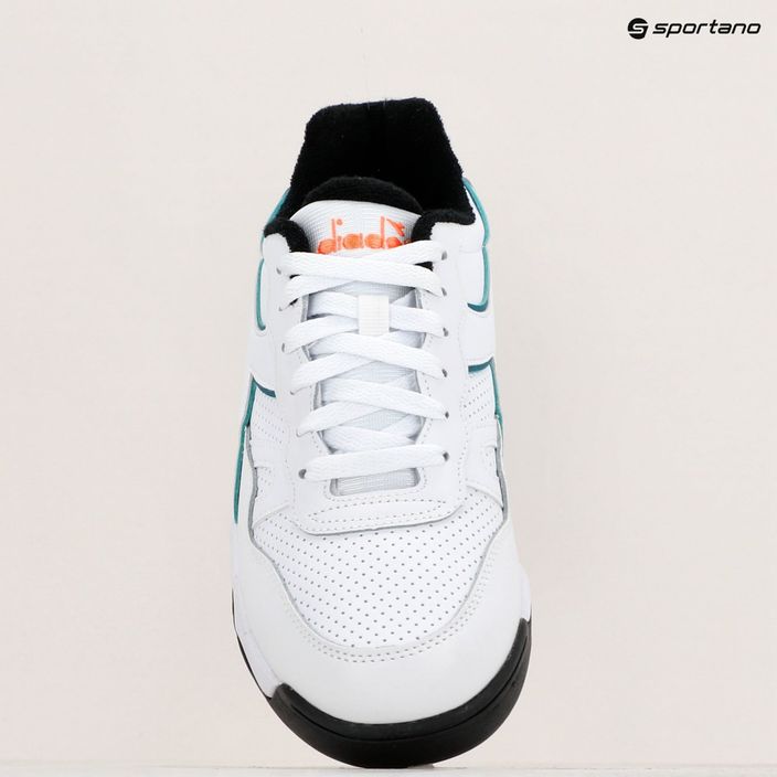 Diadora Winner bianco/verd blu-capri shoes 9