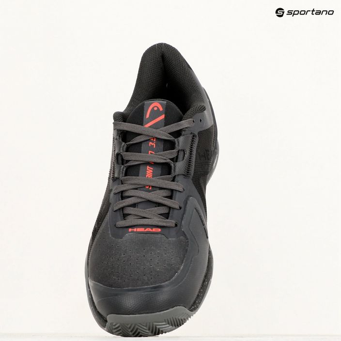 Men's tennis shoes HEAD Sprint Pro 3.5 Clay black/red 9