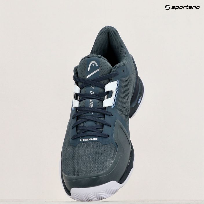 Men's tennis shoes HEAD Sprint Pro 3.5 Clay dark grey/blue 10