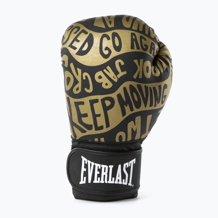Everlast Spark black/gold boxing gloves EV2150 BLK/GLD 6