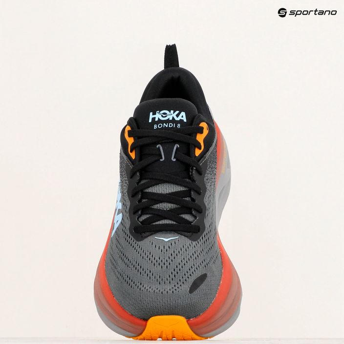 Men's running shoes HOKA Bondi 8 antharicite/castlerock 9