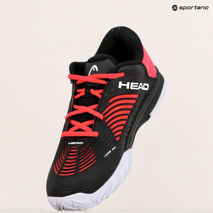 HEAD children's tennis shoes Revolt Pro 4.5 black/red 9