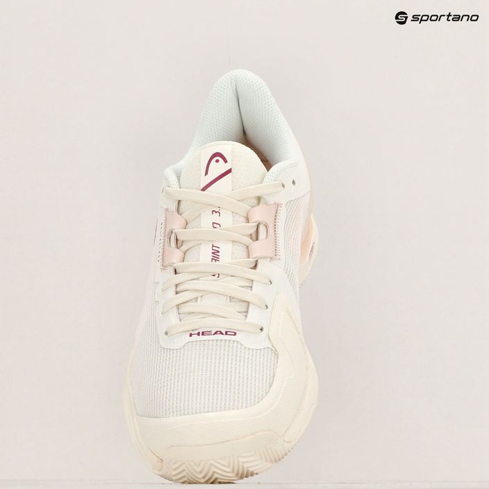 Women's tennis shoes HEAD Sprint Pro 3.5 Clay chalk white/purple 9