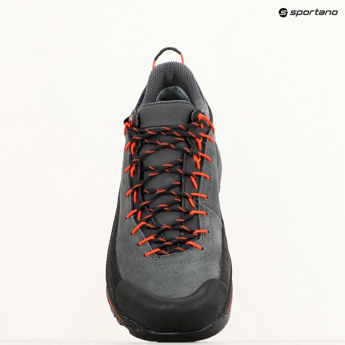 Men's La Sportiva TX4 Evo GTX carbon/cherry tomato approach shoe 10