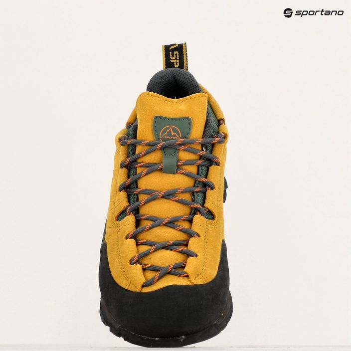 Men's La Sportiva Boulder X savana/tiger approach shoe 16