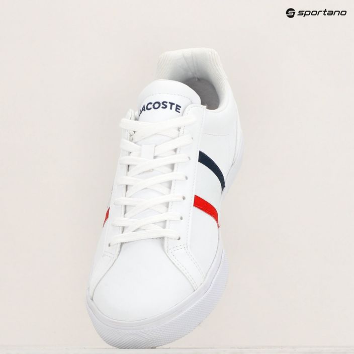 Lacoste men's shoes 45CMA0055 white/navy/red 15