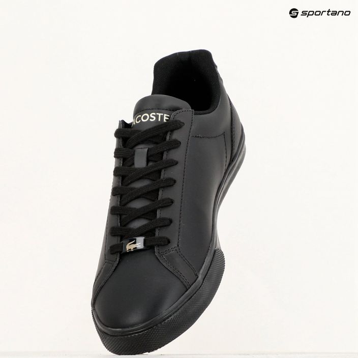 Lacoste men's shoes 45CMA0052 black/black 15
