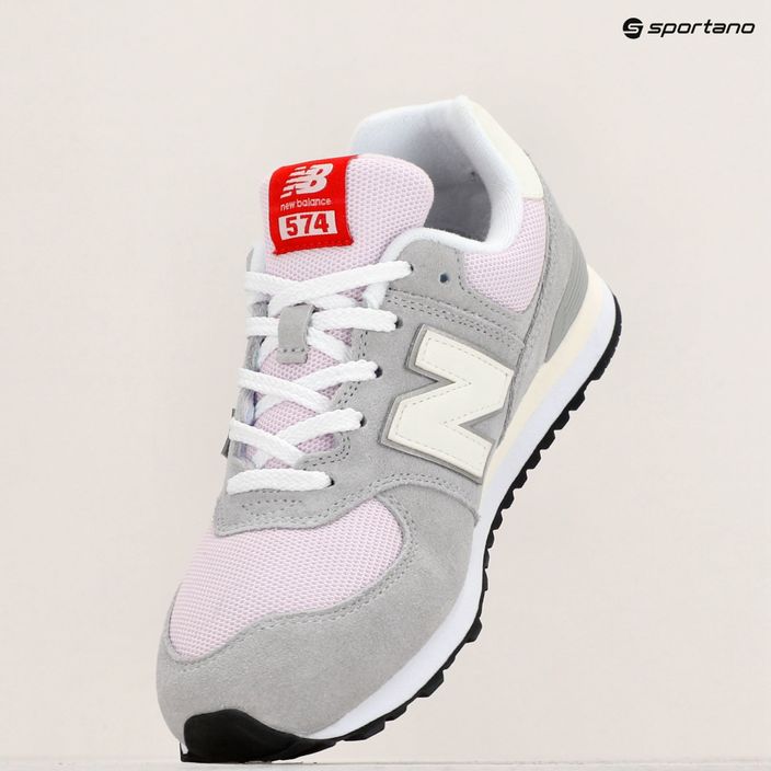 New Balance GC574 brighton grey children's shoes 14