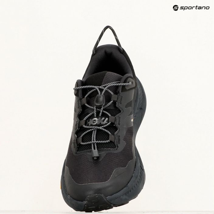 Men's running shoes HOKA Transport GTX black/black 18