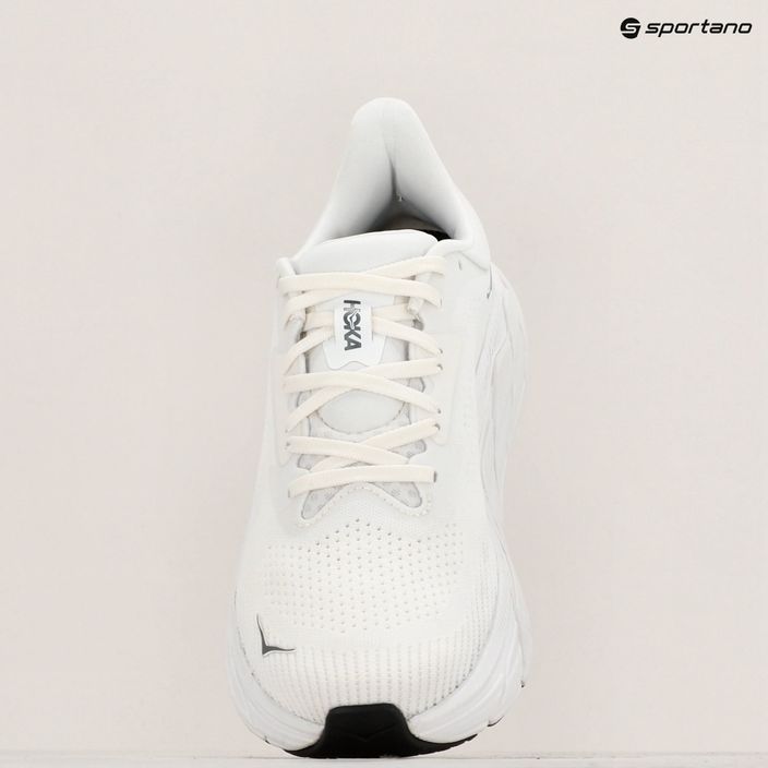 HOKA men's running shoes Arahi 7 blanc de blanc/steel wool 17