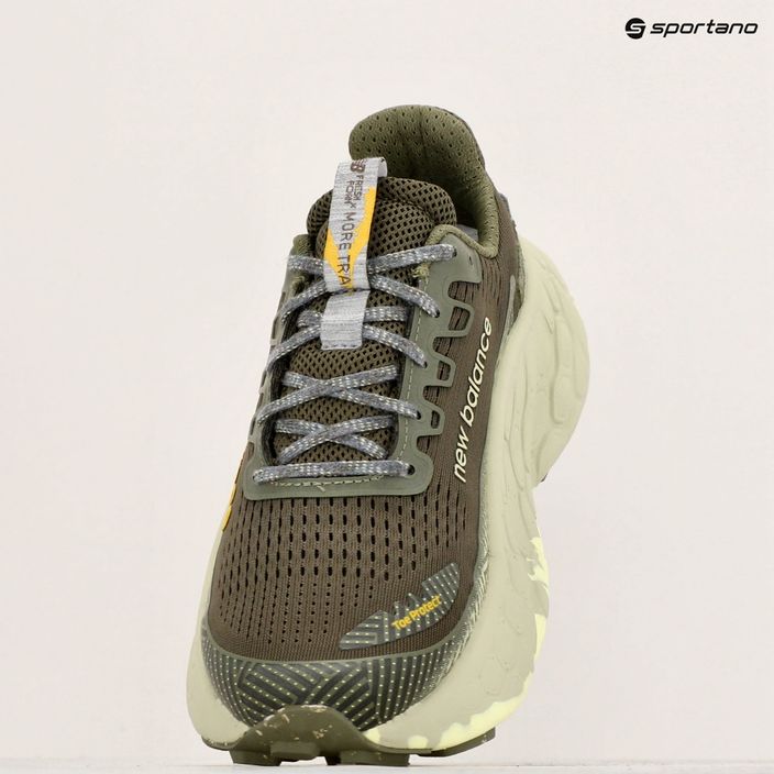 Men's New Balance Fresh Foam X More Trail v3 dark camo running shoes 14