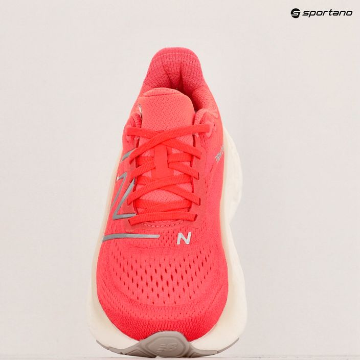 Women's running shoes New Balance Fresh Foam X More v4 gulf red 15