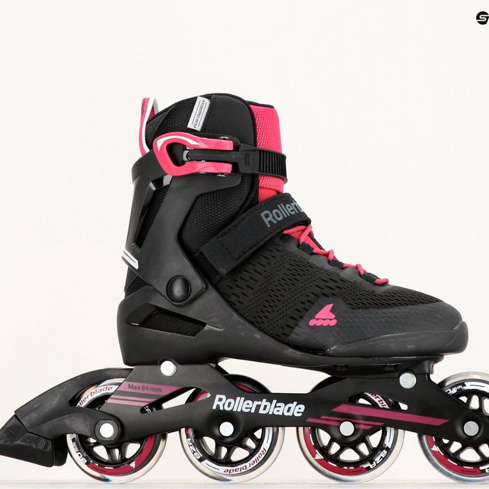 Women's Rollerblade Sirio 80 black/raspberry roller skates 9