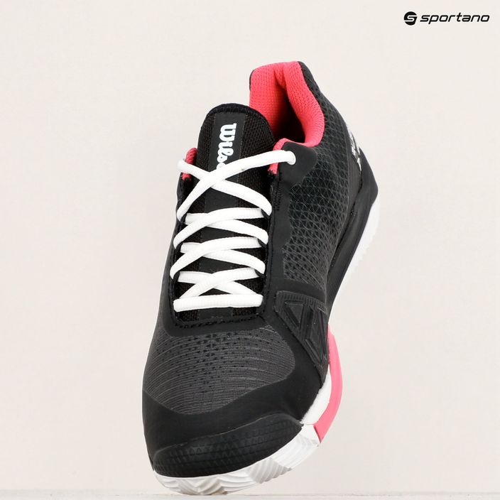 Women's tennis shoes Wilson Rush Pro 4.0 Clay black/hot pink/white 16