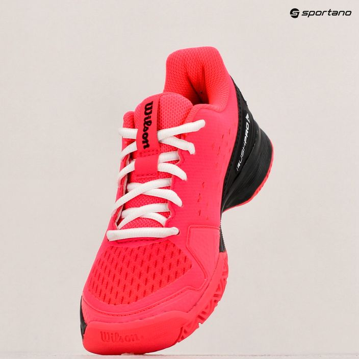 Children's tennis shoes Wilson Rush Pro L Jr diva pink/black/white 9