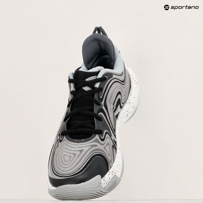 Under Armour Spawn 6 mod gray/black/black basketball shoes 15