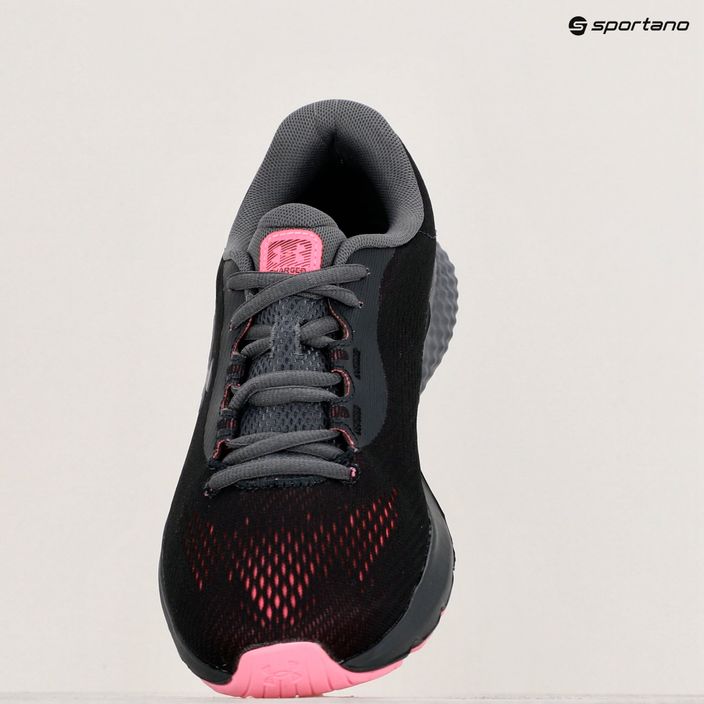 Under Armour Charged Rogue 4 women's running shoes anthracite/fluo pink/castlerock 15