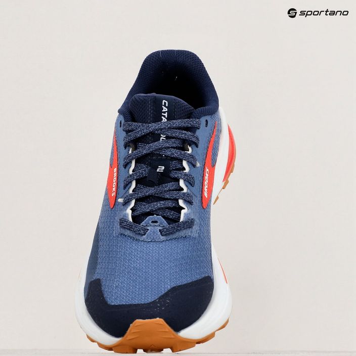 Brooks Catamount 2 women's running shoes peacoat/blue/pink 10