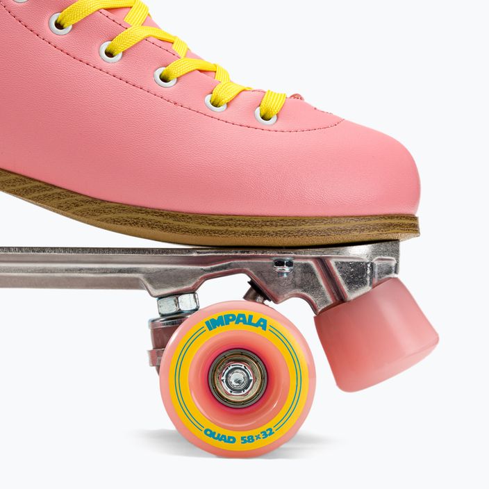 Women's IMPALA Quad Skates pink and yellow 8