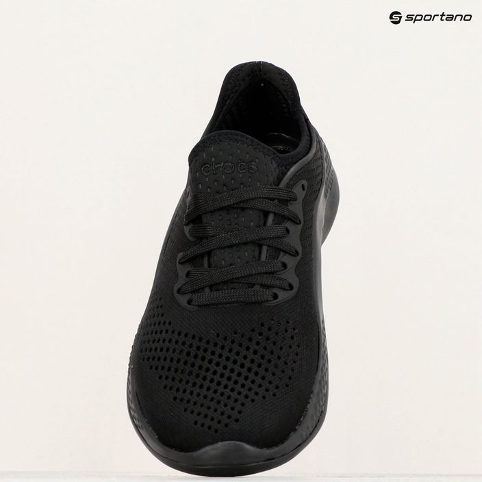 Women's Crocs LiteRide 360 Pacer black/black shoes 15