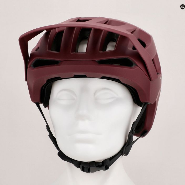 bicycle helmet POC Kortal propylene red matt 10