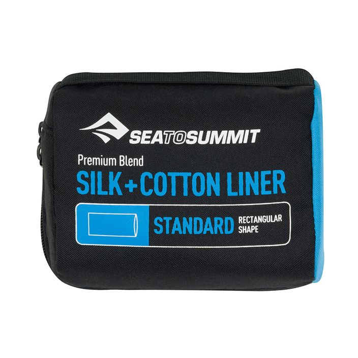 Sea to Summit Silk/Cotton Travel Liner Navy blue ASLKCTNSTDNB 2