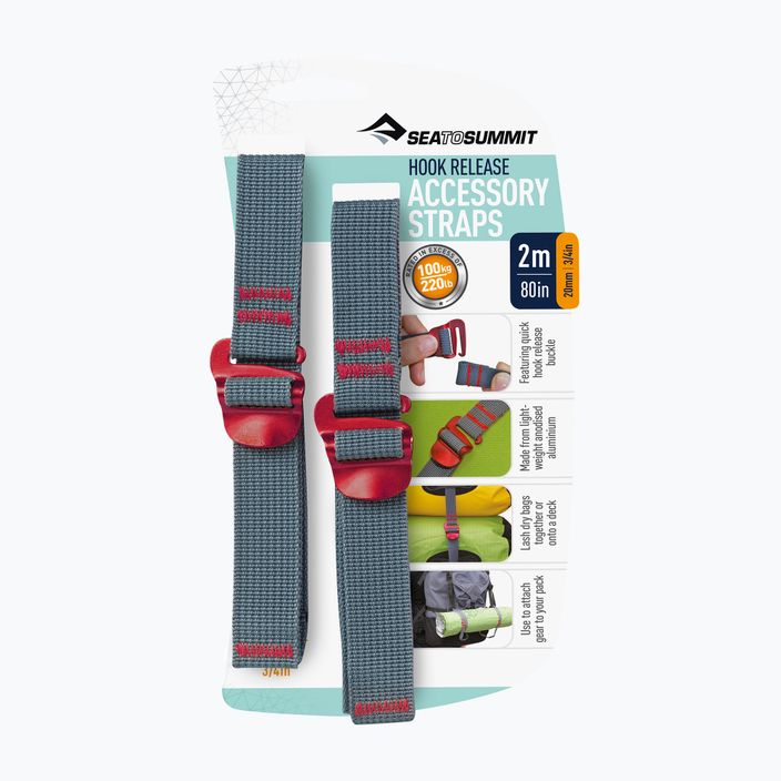Sea to Summit Hook Release Accessory Strap red 2