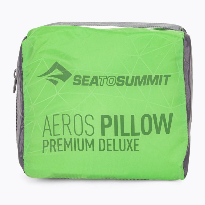 Sea to Summit Aeros Premium Deluxe travel pillow green APILPREMDLXLI 4