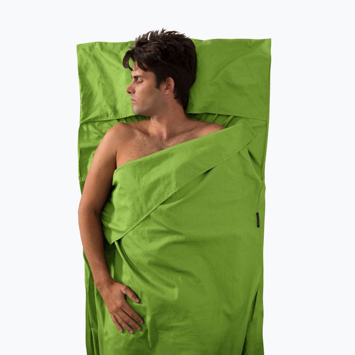 Sea to Summit Premium Cotton Traveller sleeping bag insert green AYHAOSGN 3