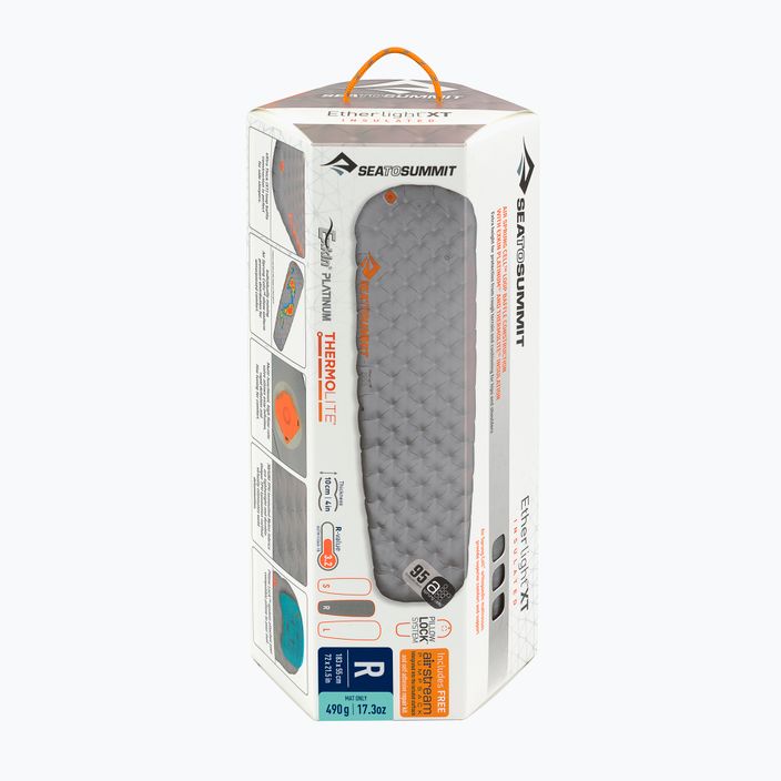 Sea to Summit Ether Light XT Insulated Mat Regular grey AMELXTINS_R inflatable mat 6