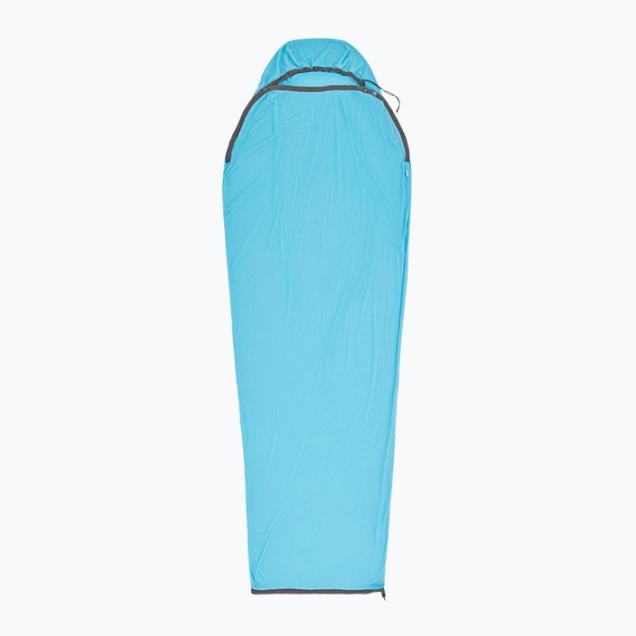 Sea to Summit Breeze Sleeping Bag Liner Mummy standard atoll blue/beluga