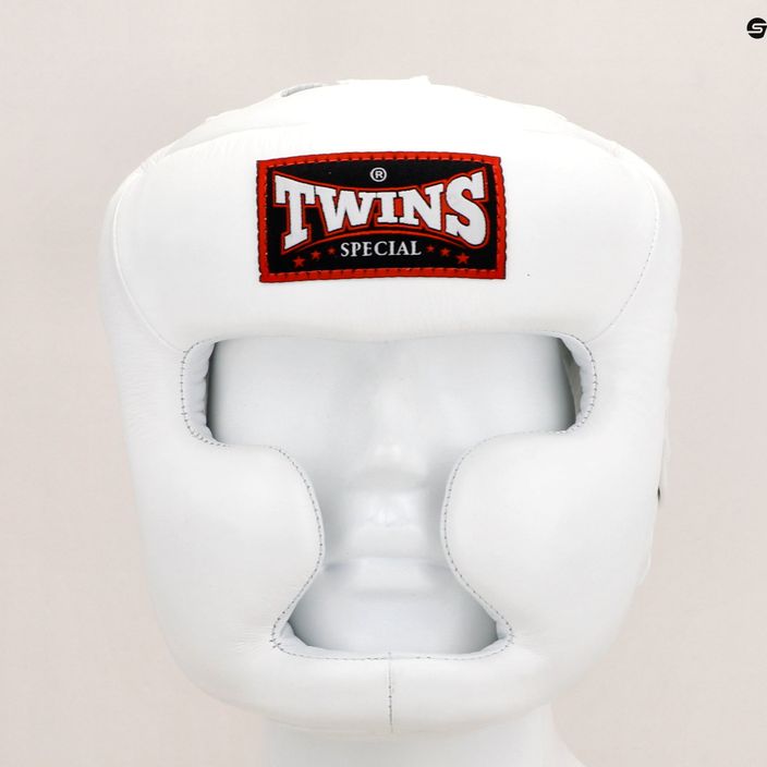 Twins Special Sparring boxing helmet white 9