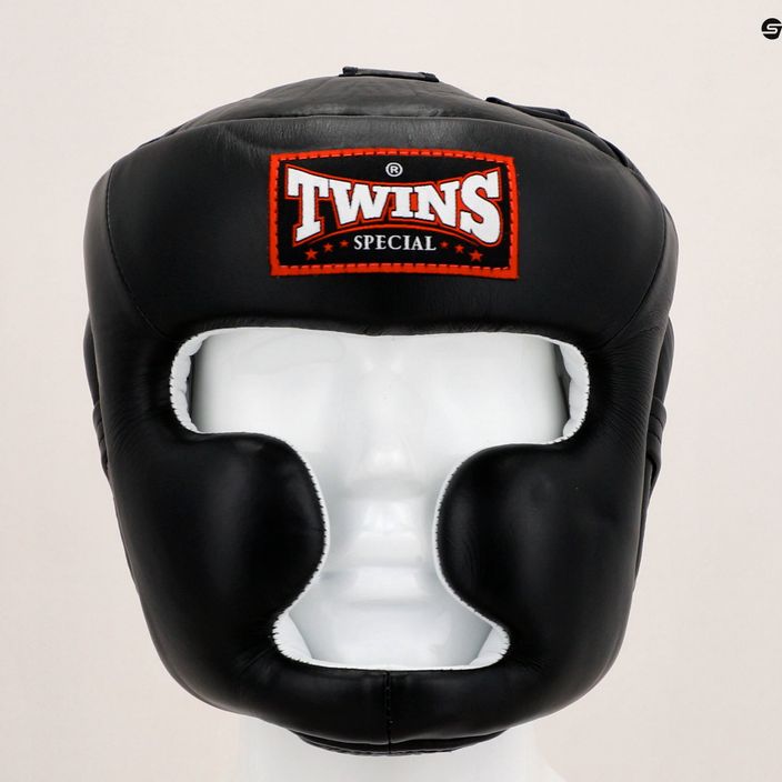 Twins Special Sparring boxing helmet black 8