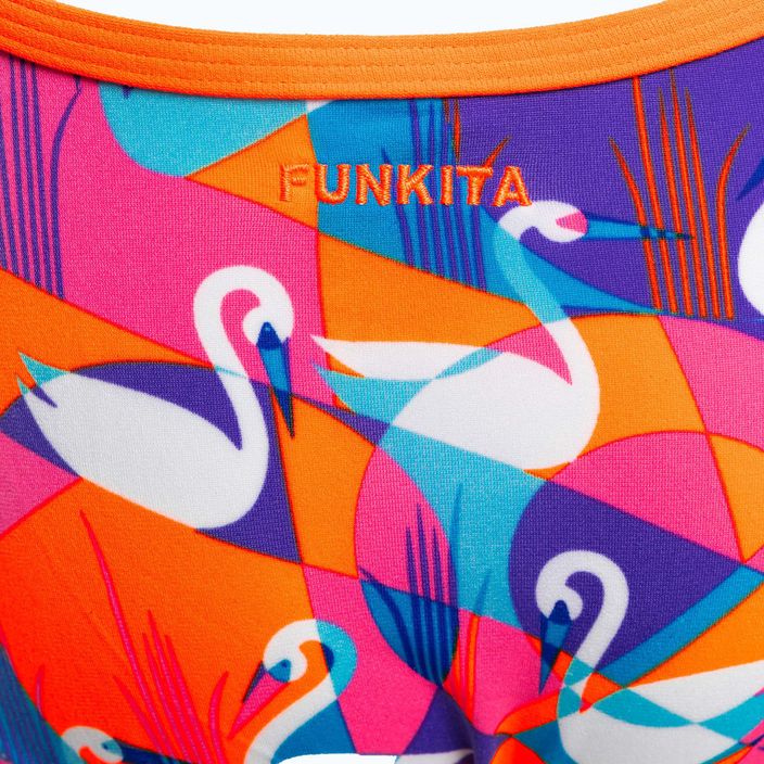 Funkita Eco Single Strap children's swimsuit yellow-pink FKS030G7132608 3