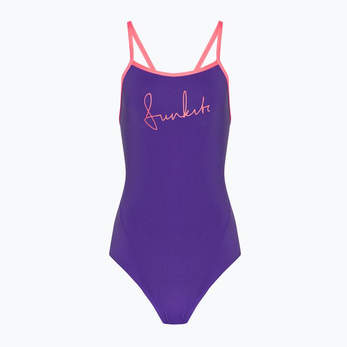 Women's Funkita Single Strap One Piece Swimsuit purple punch