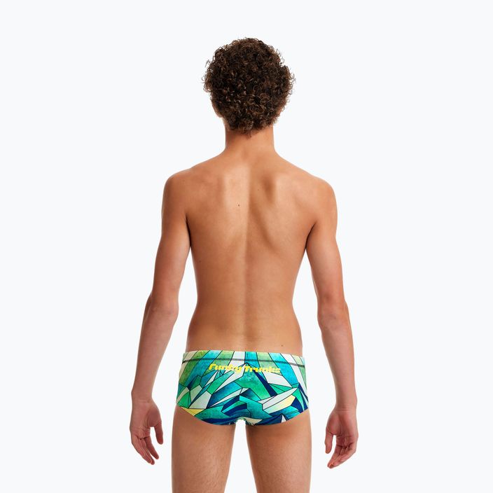 Funky Trunks Sidewinder children's swimming trunks green-blue FTS010B7131024 6