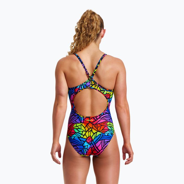 Women's one-piece swimsuit Funkita Diamond back cabbage patch FS11L7139408 6