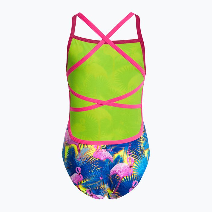 Funkita Strapped In One Piece children's swimsuit blue and pink FS38G71414 2
