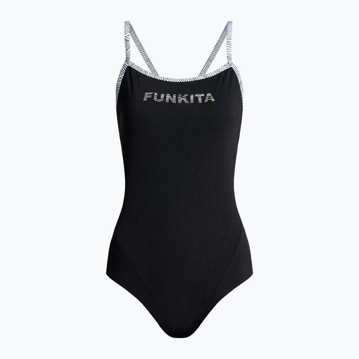 Women's Funkita Single Strap One Piece Swimsuit Black FS15L71455